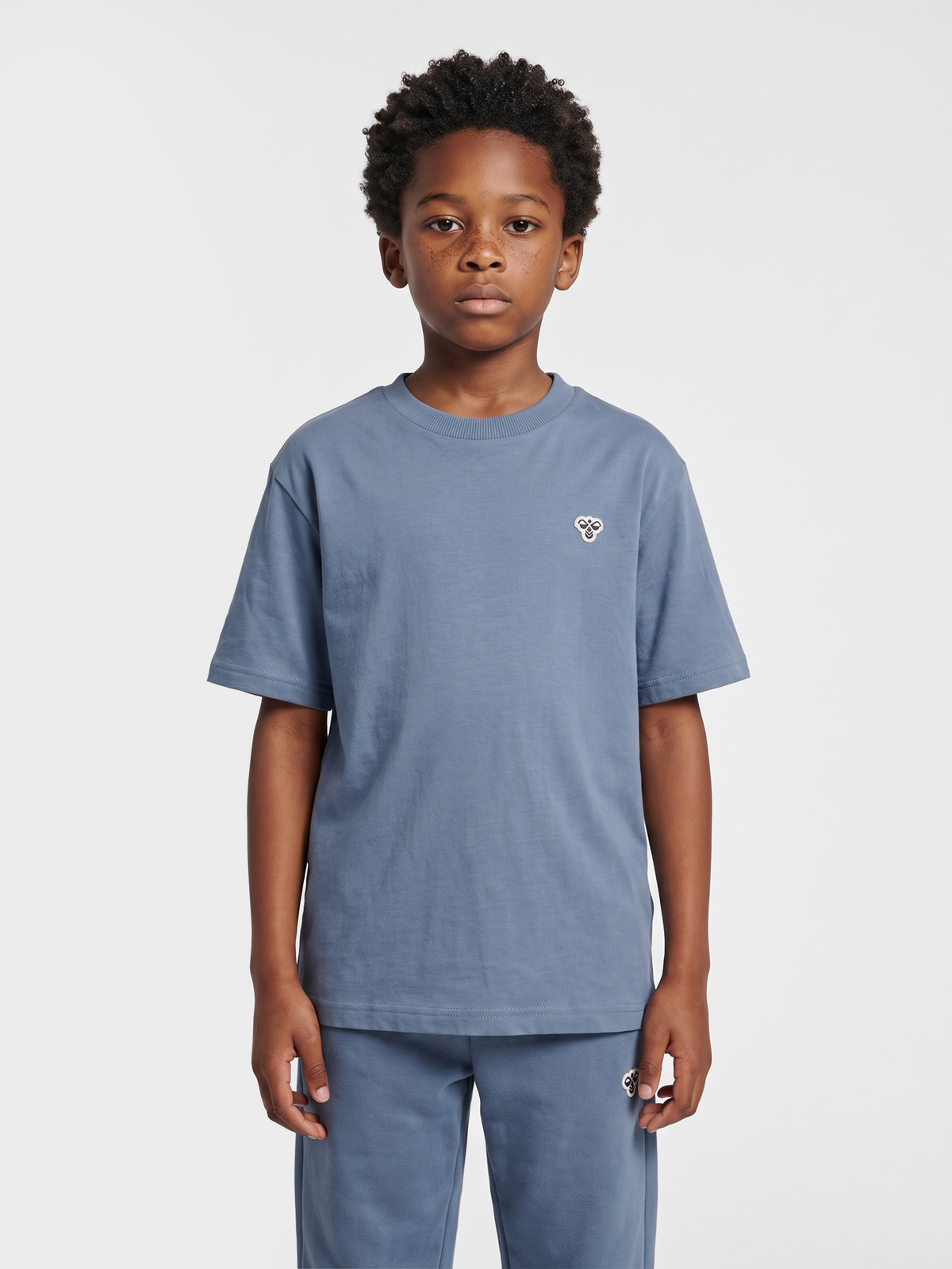 hummel Jr Loose T-shirt S/S Bee Flint Stone