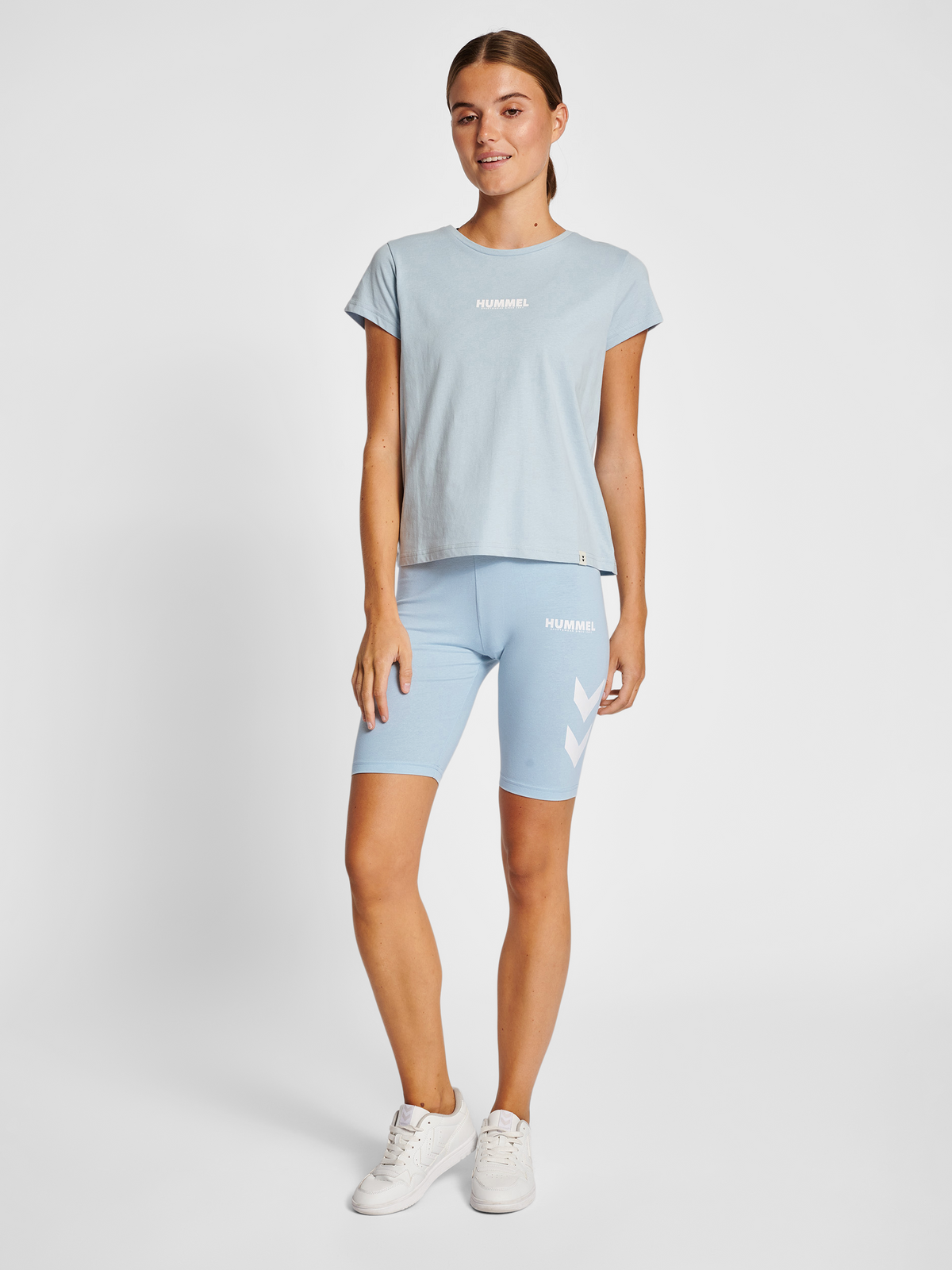 hummel Legacy Woman Tight Shorts Celestial Blue