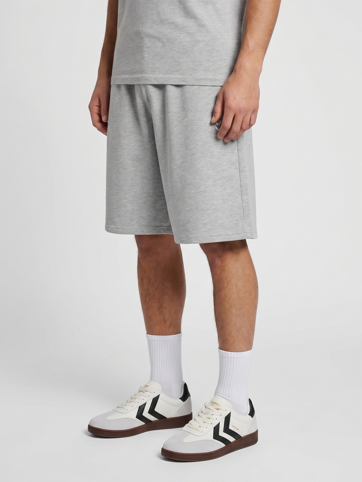 hummel Pulse Loose Sweat Shorts Grey Melange