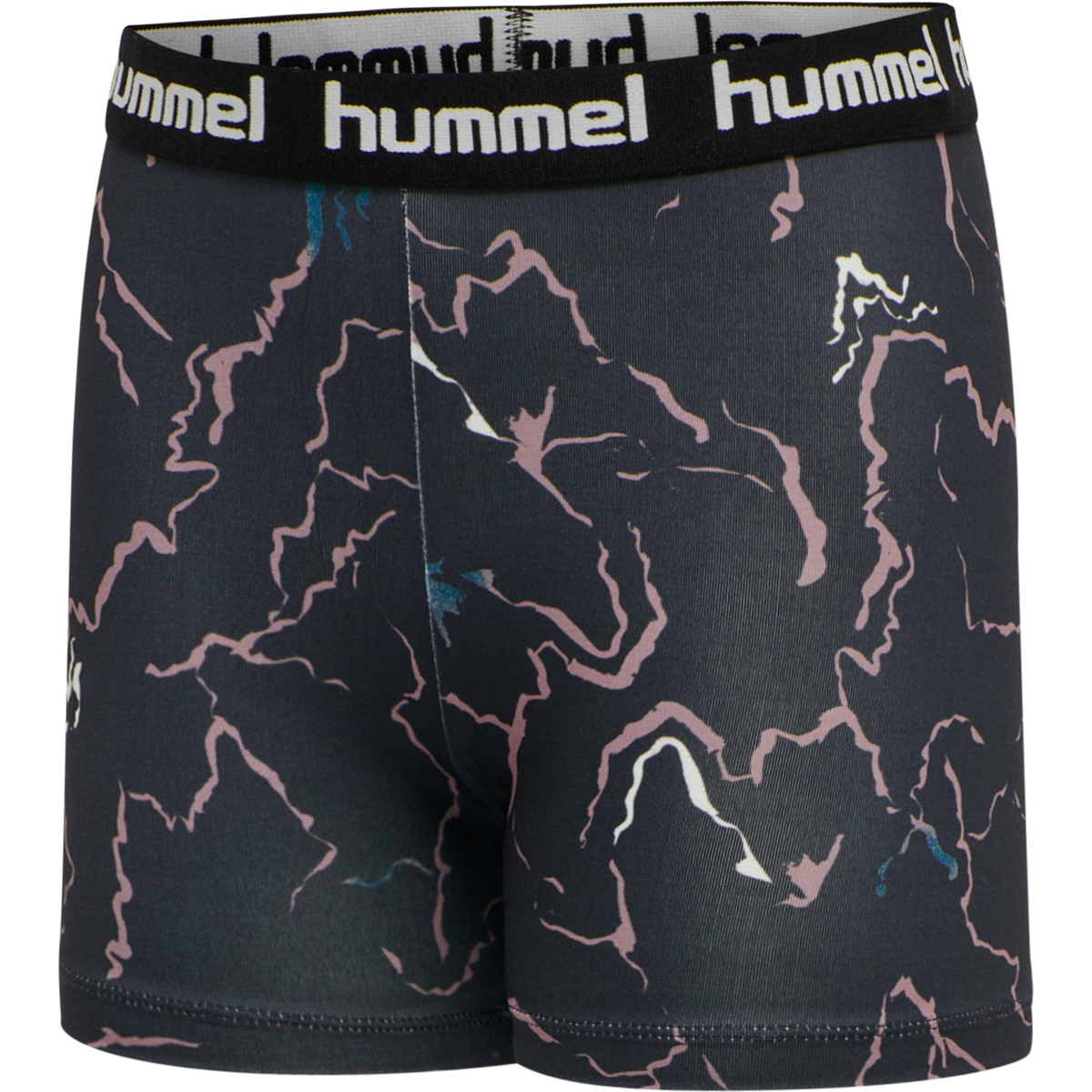 hummel Mimmi Tight Shorts Caviar/Twilight Mauve