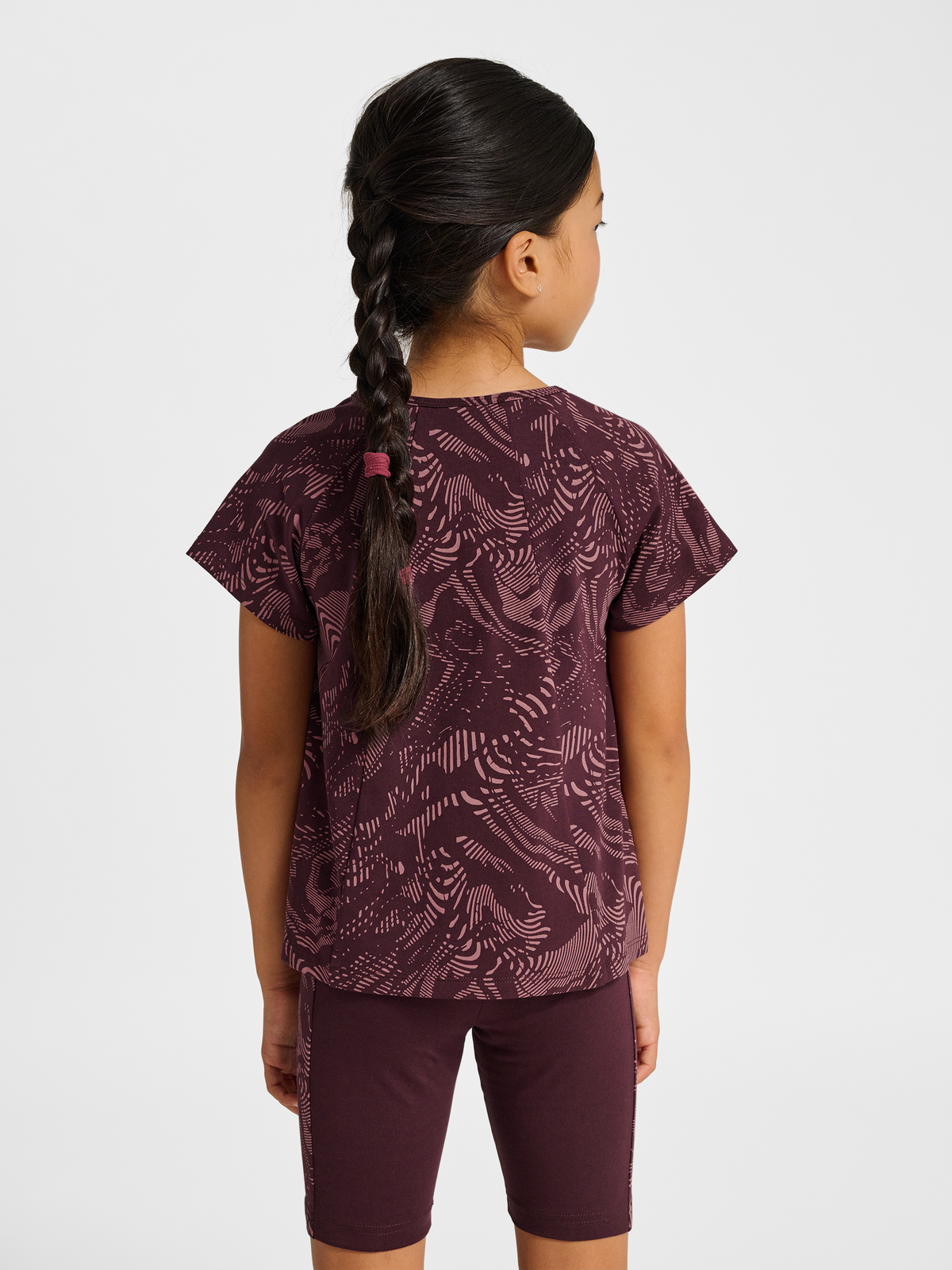 hummel Jr Aop A-Shaped T-shirt Winetasting