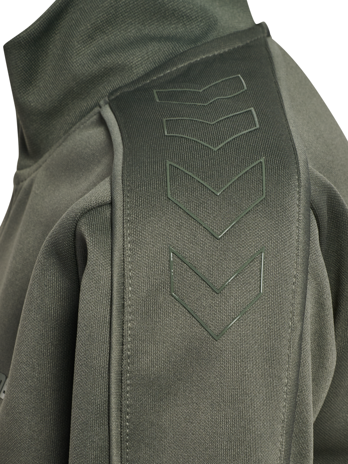 hummel Jr Reg Logo Track Suit Castor Gray