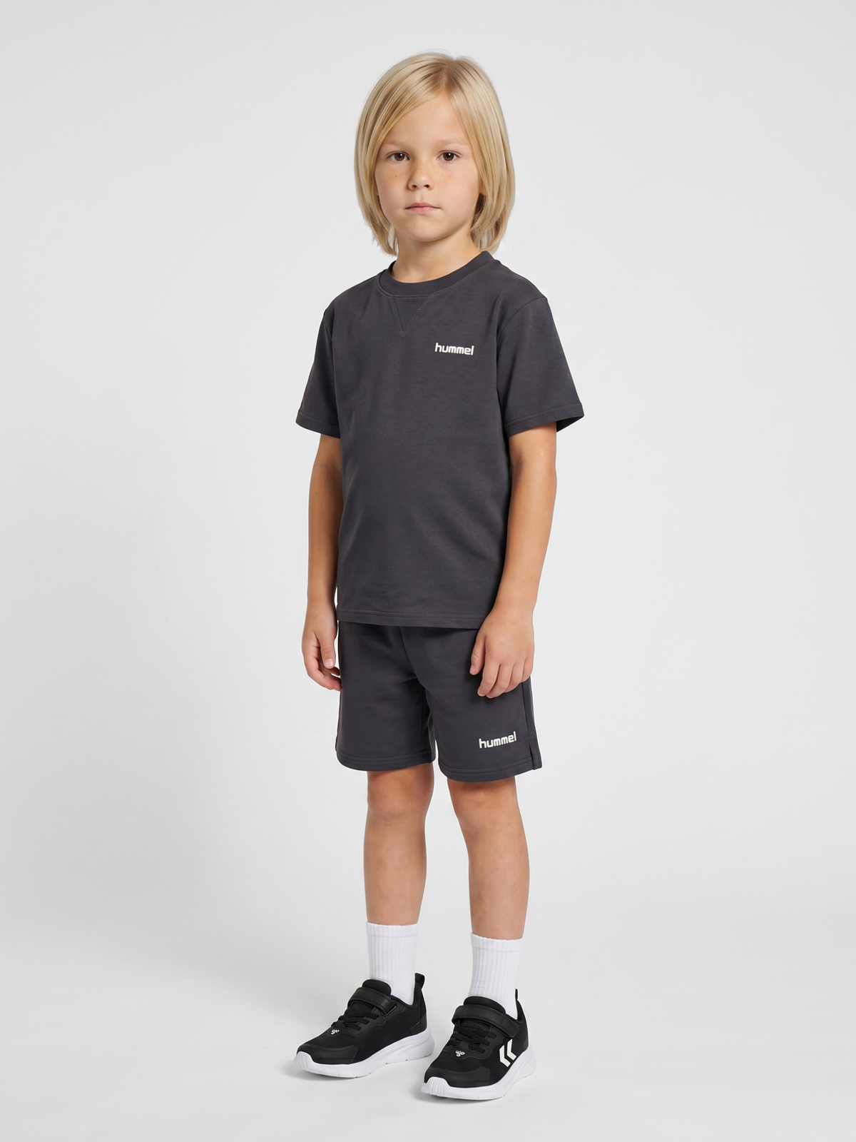 hummel Jr Light Sweat T-shirt S/S Ebony
