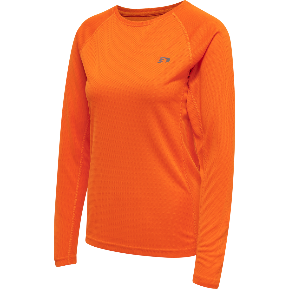 Newline Women Core Running T-shirt L/S Orange Tiger
