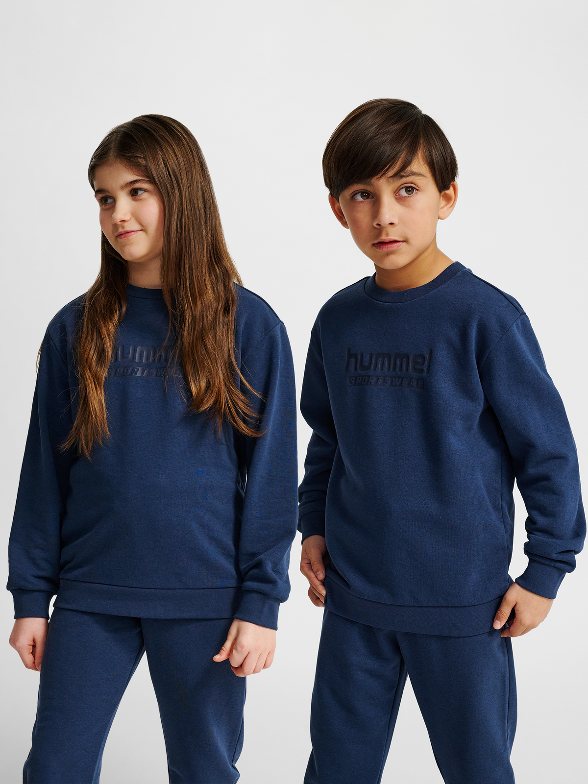 hummel Jr Base Sweatshirt Dress Blues