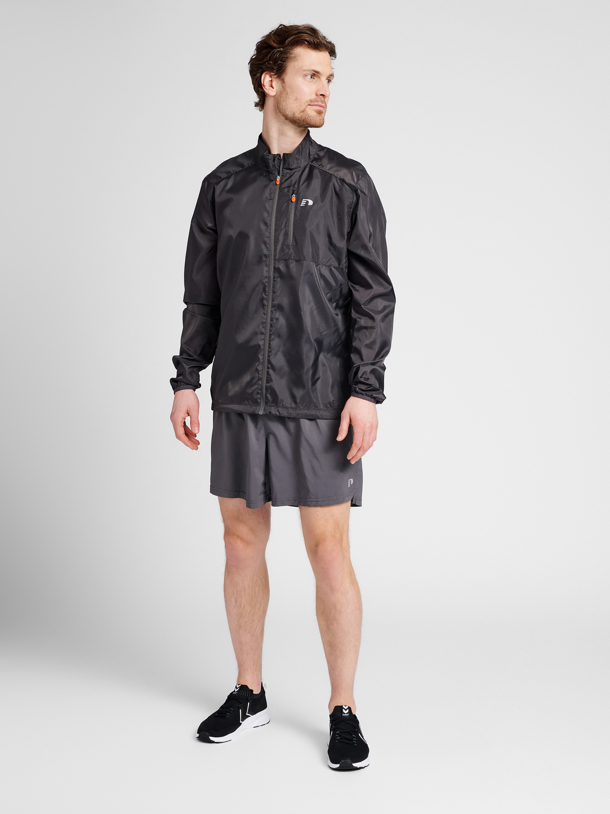 Newline Men Packable Tech Jacket Forged Iron