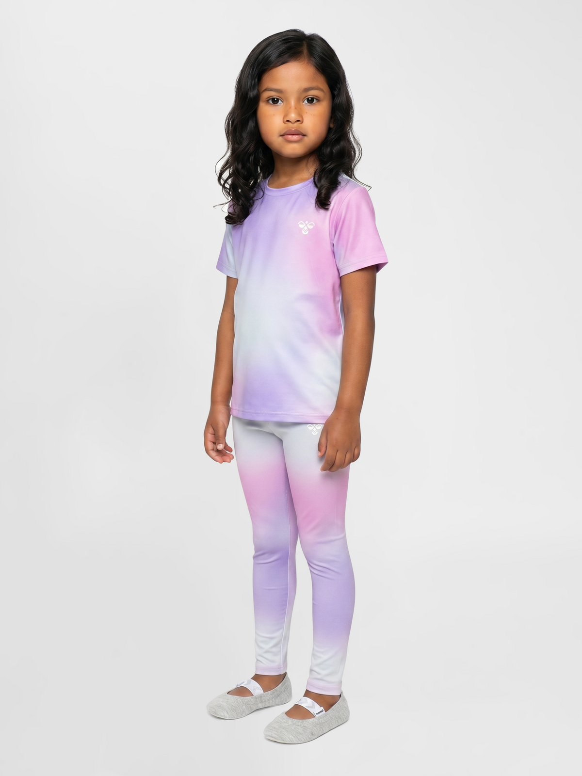 hummel Jr Gradient Gym T-shirt S/S Pastel Lavender