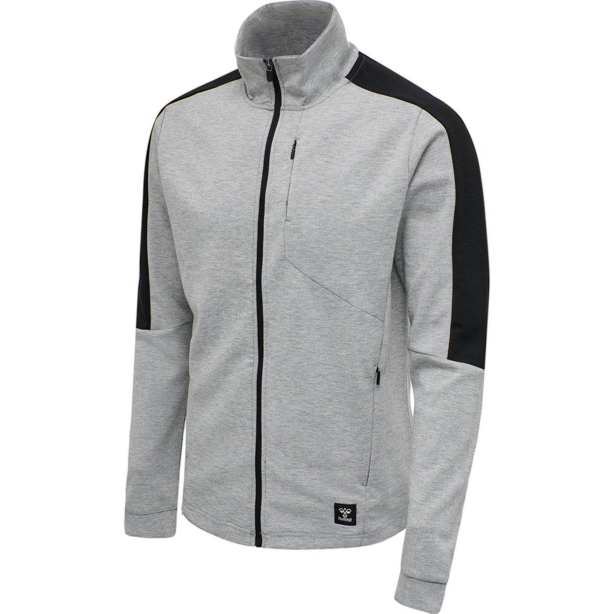hummel Tropper Zip Jacket Grey Melange