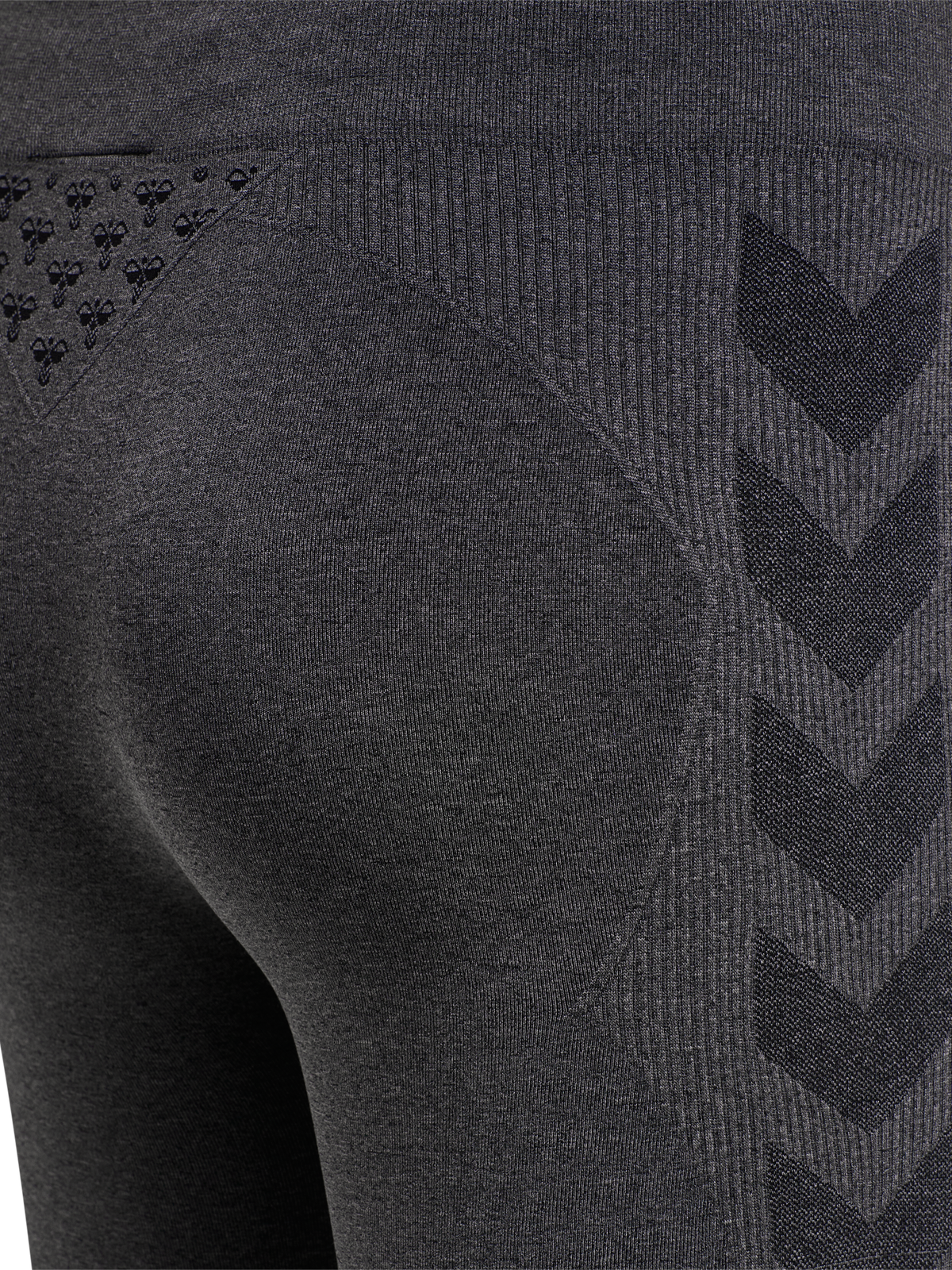 hummel Ci Seamless Cycling Shorts Black Melange