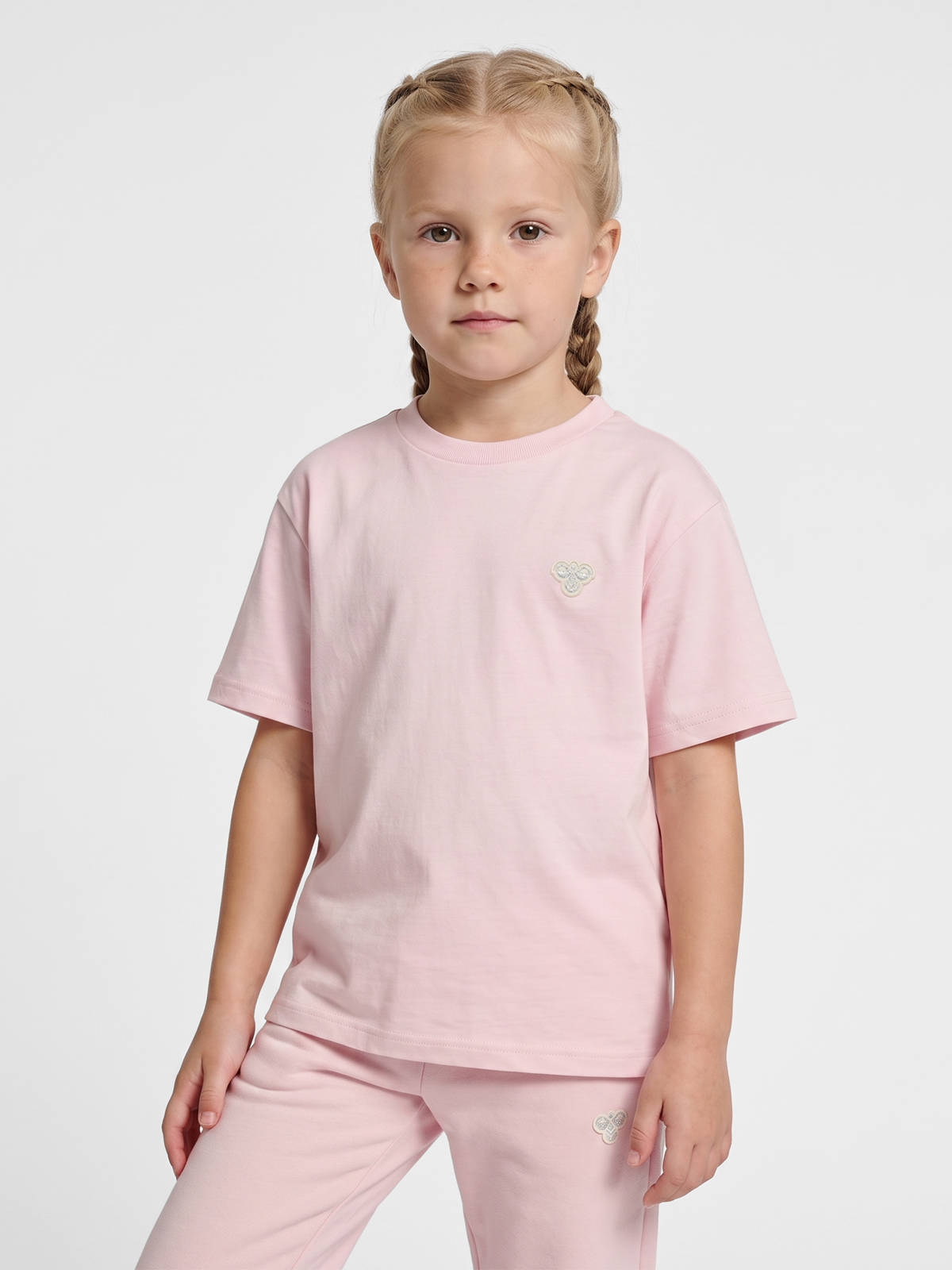 hummel Jr Loose T-shirt S/S Bee Pale Lilac