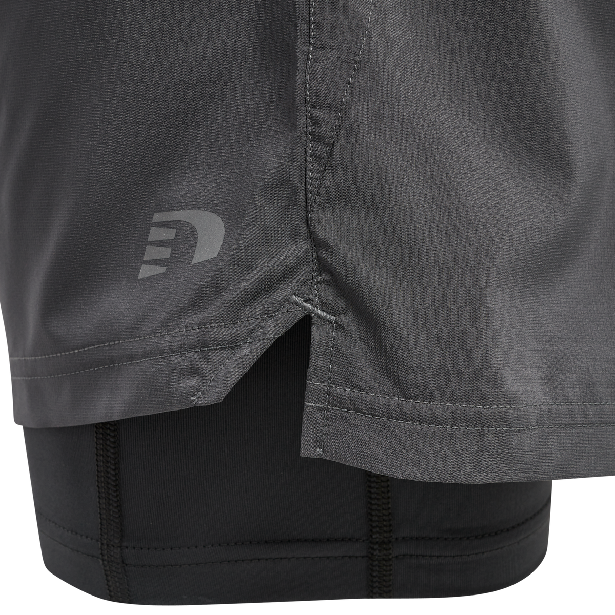 Newline Women 2-IN-1 Running Shorts Forged Iron