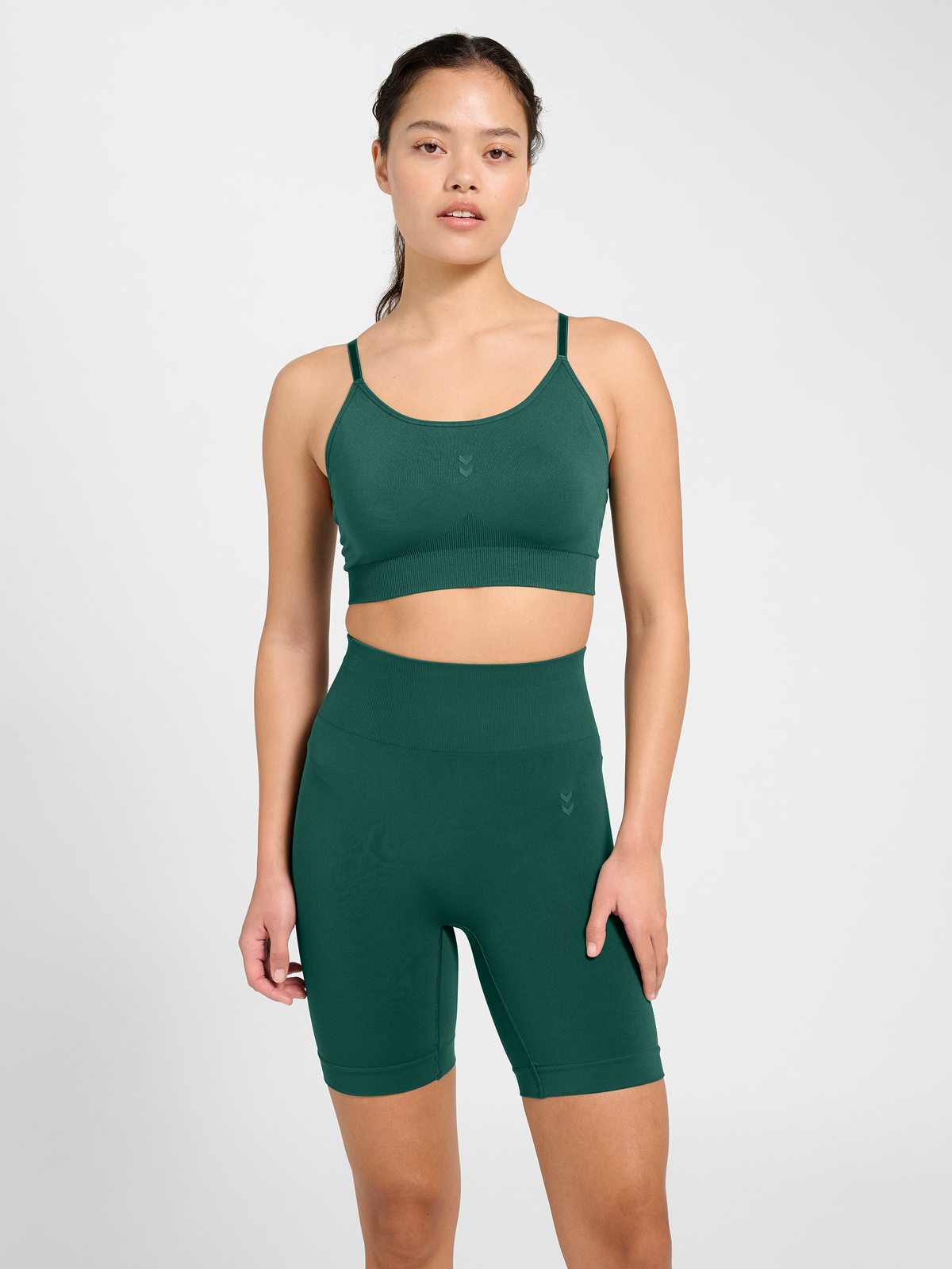 hummel Flow Padded Bra Bistro Green