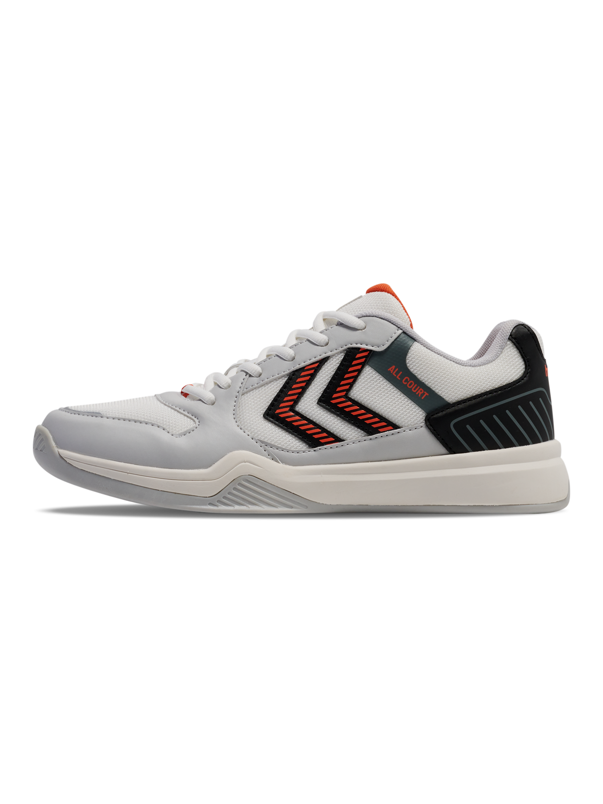 hummel All Court White/Black/Red