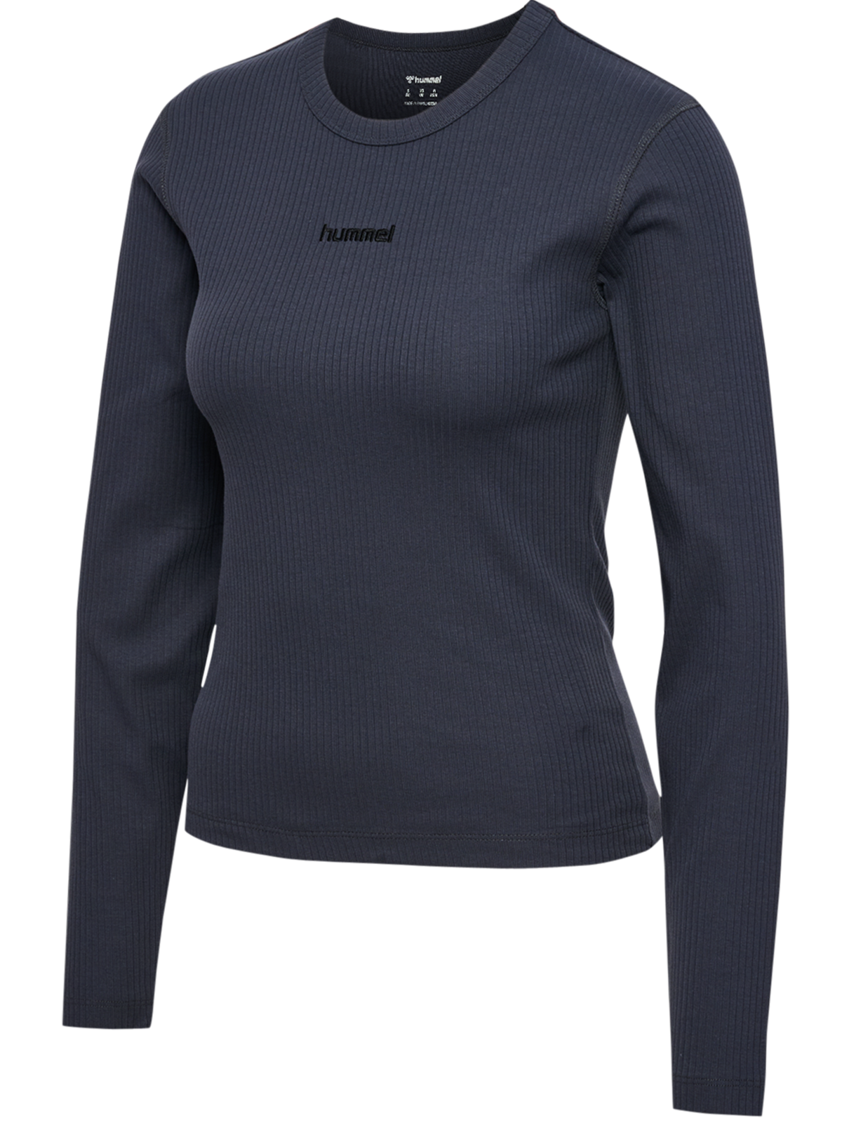 hummel Foundation Rib T-shirt L/S Ebony