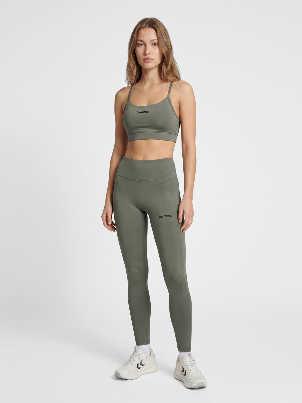 hummel Prima Medium Support Bra Castor Gray