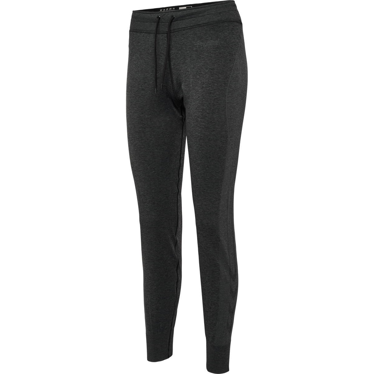 hummel Mt Hana Seamless Tapered Pants Black Melange