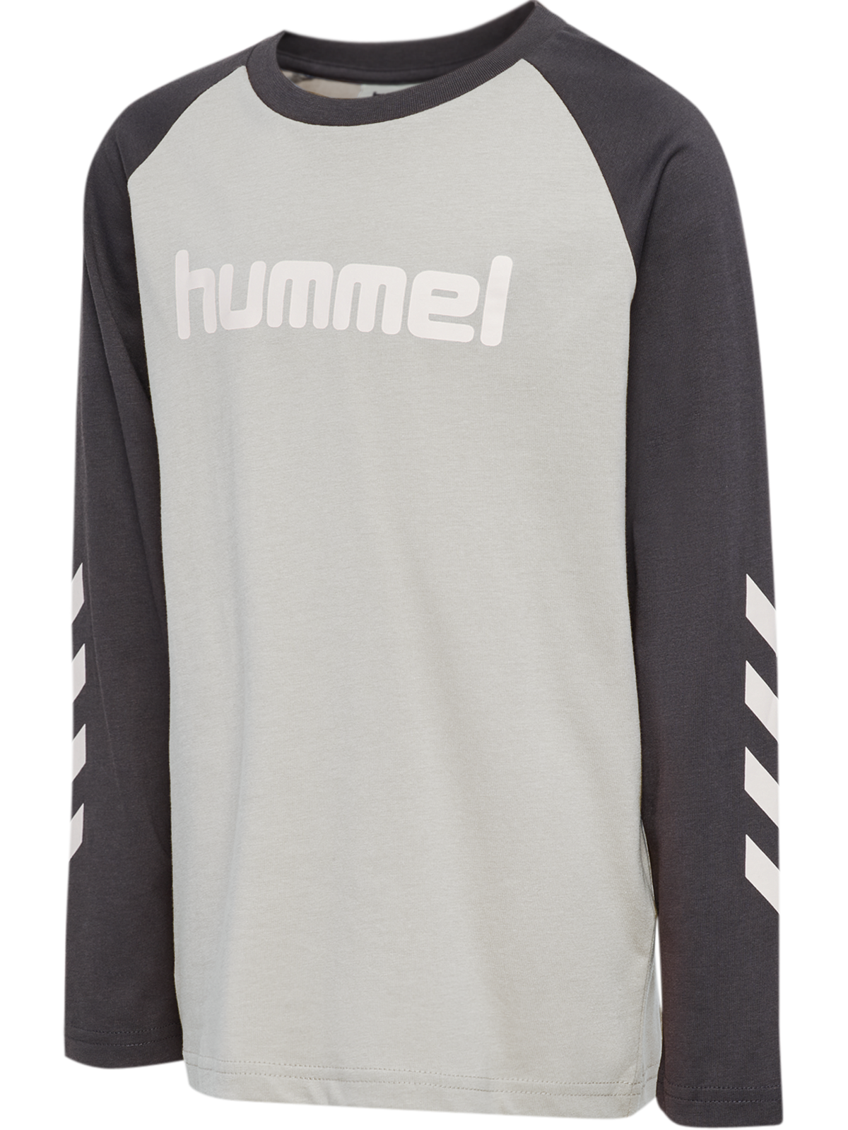 hummel Jr Logo T-shirt L/S Ebony