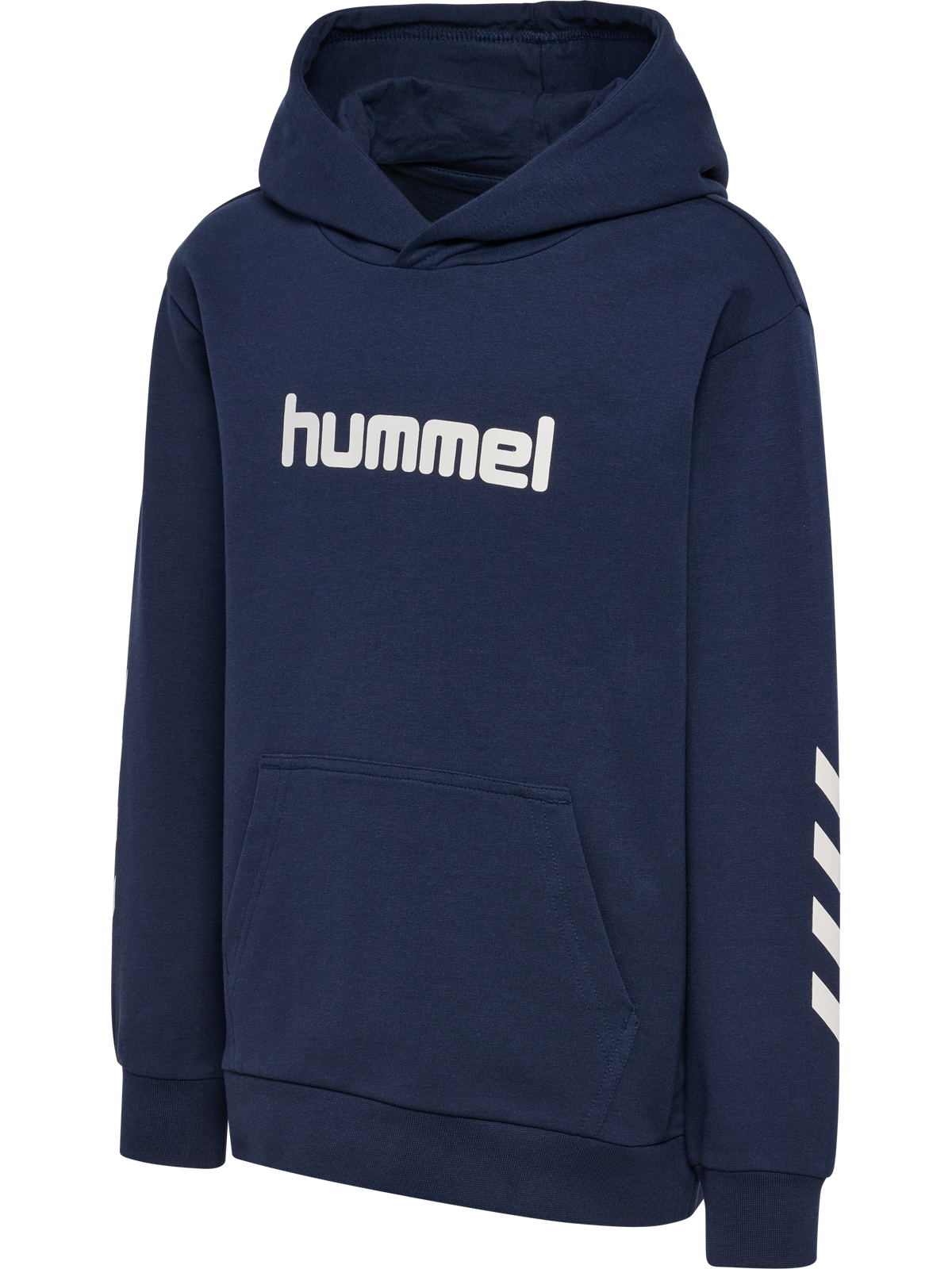 hummel Jr Reg Logo Hoodie Dress Blues