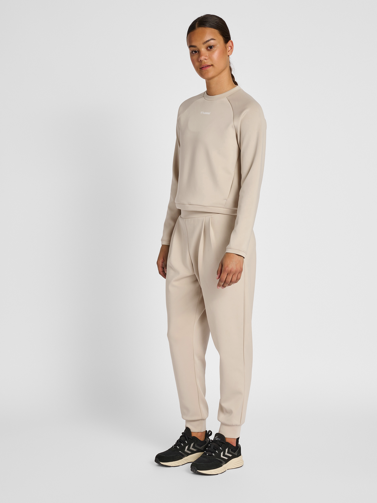 hummel Mt Kalu Short Sweatshirt Chateau Gray
