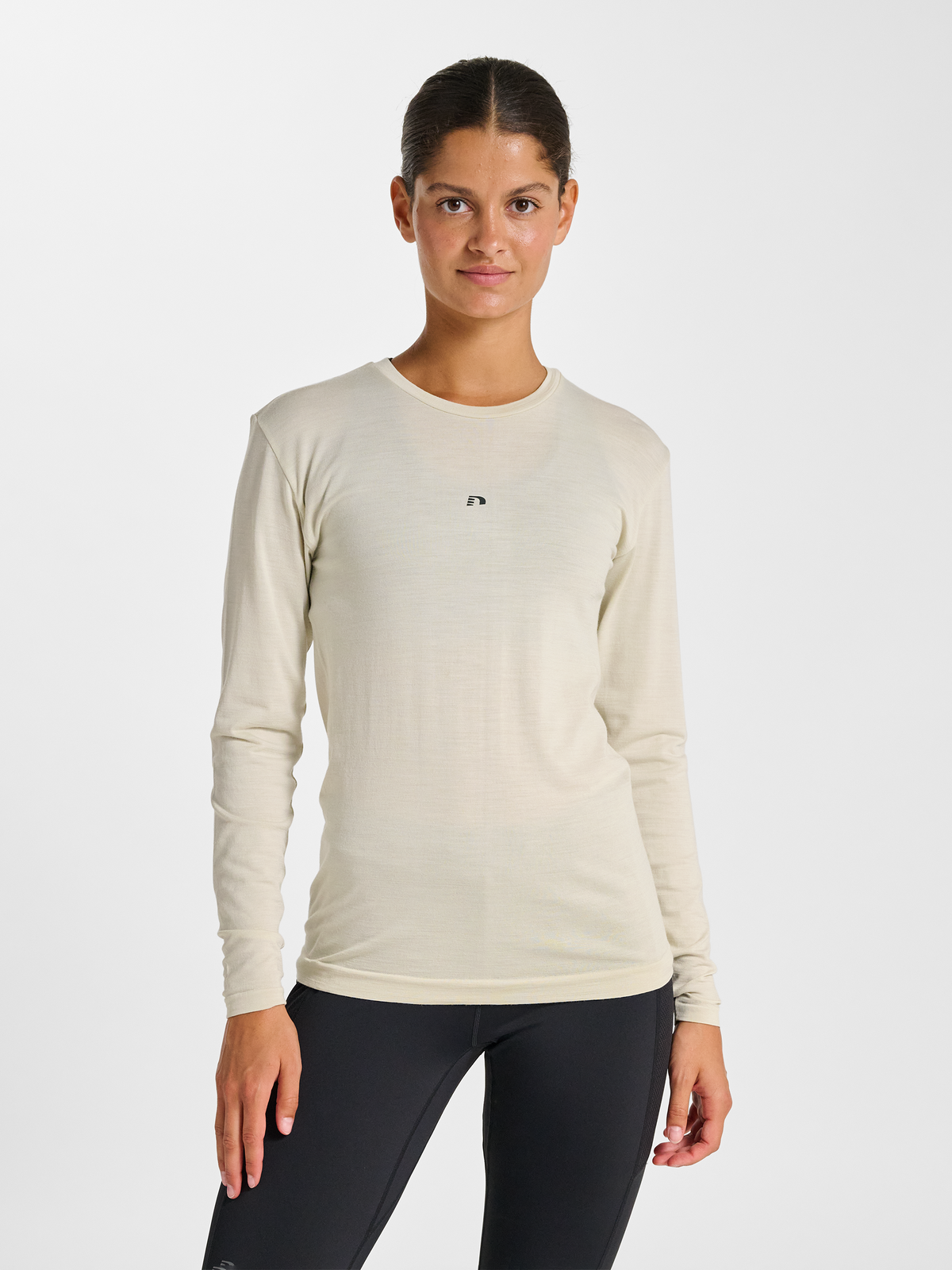 Newline Therma Wool Blend T-shirt L/S W Silver Birch