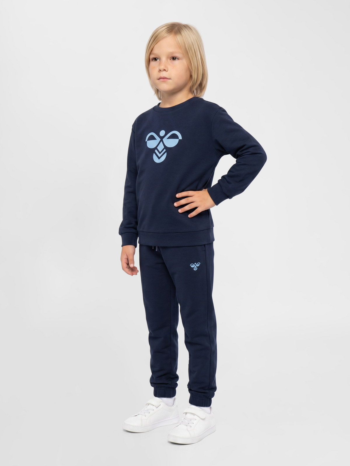hummel Jr Reg Tukas Sweatshirt Dress Blues/Flint Stone