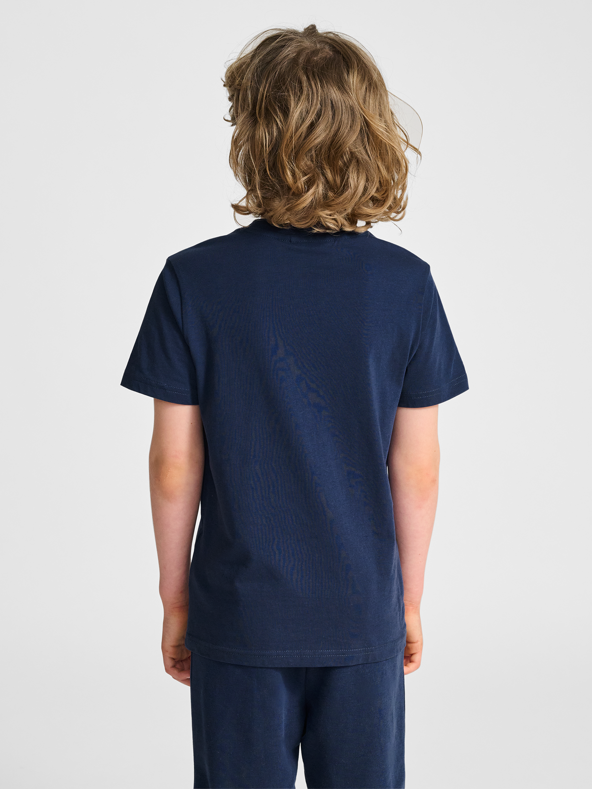 hummel Jr Base T-shirt S/S Dress Blues