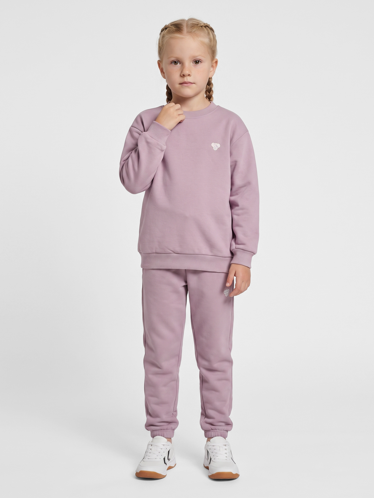 hummel Jr Loose Crewneck Bee Sea Fog