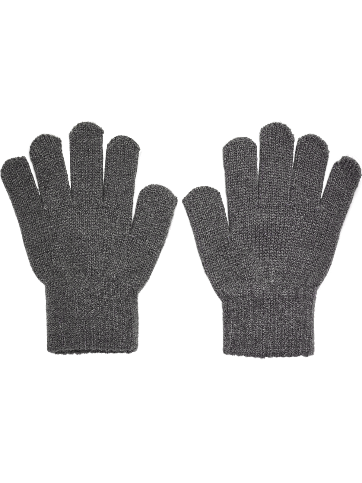 hummel Jr Knit Gloves 2-PACK Dark Gull Gray