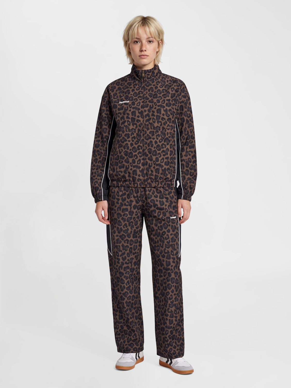 hummel I-D Ripstop Track Pants Leopard
