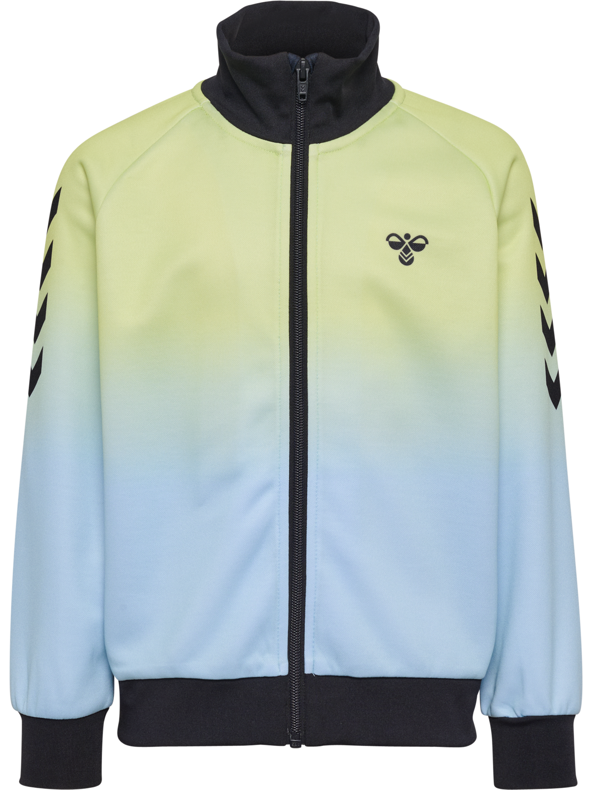 hummel Jr Gradient Track Suit Shadow Lime/Black