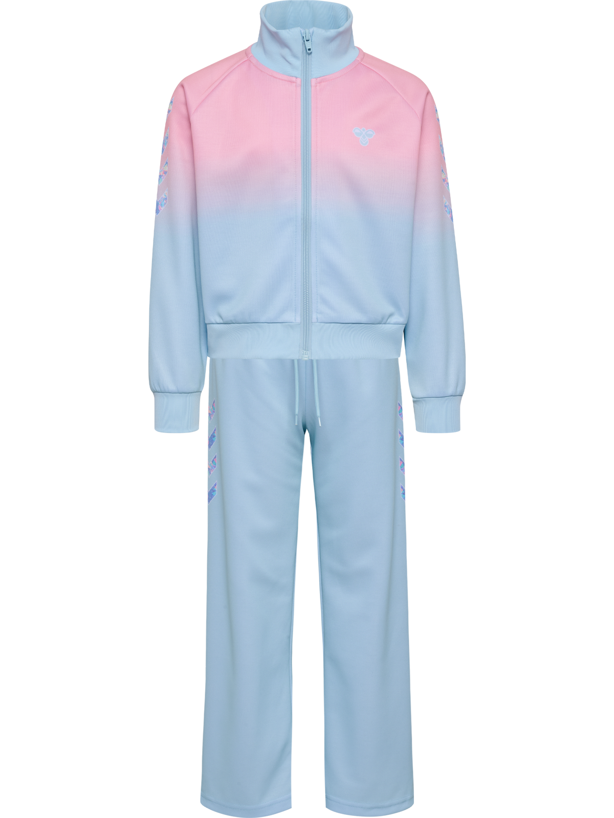 hummel Jr Gradient Wl Track Suit Skyway