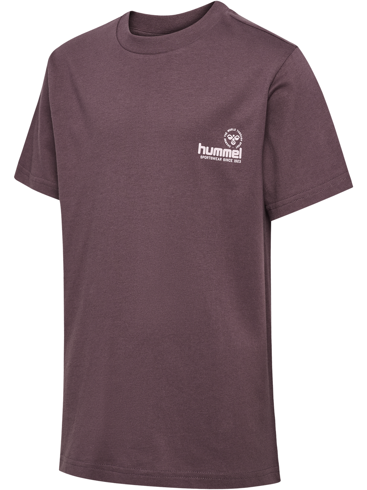 hummel Jr Reg Graphic T-shirt S/S Black Plum