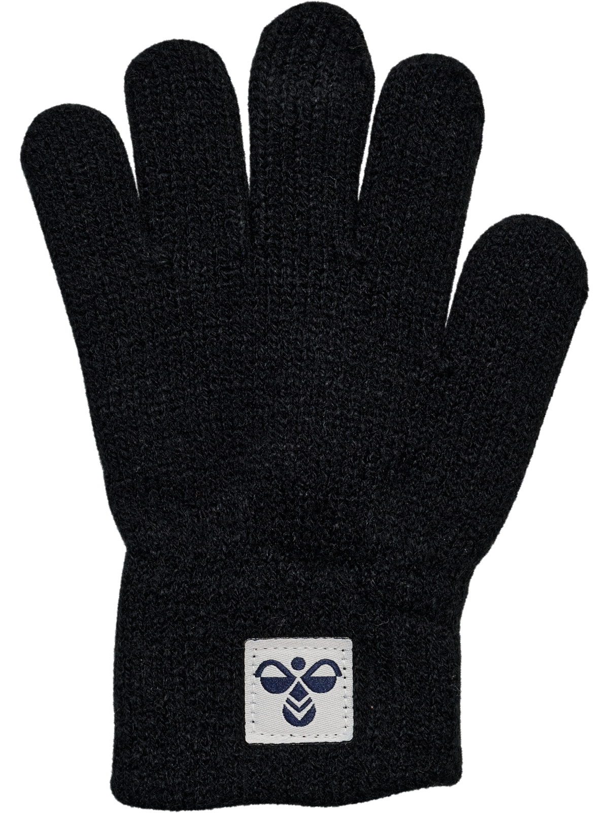 hummel Jr Knit Gloves 2-PACK Black