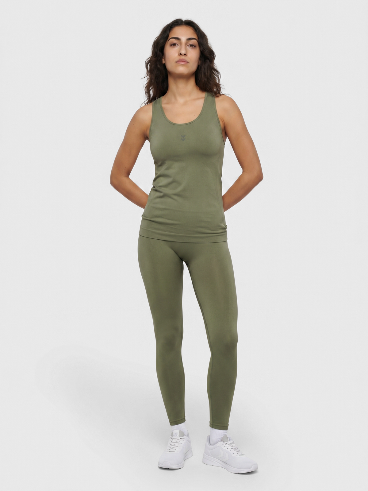hummel Flow Tanktop Deep Lichen Green
