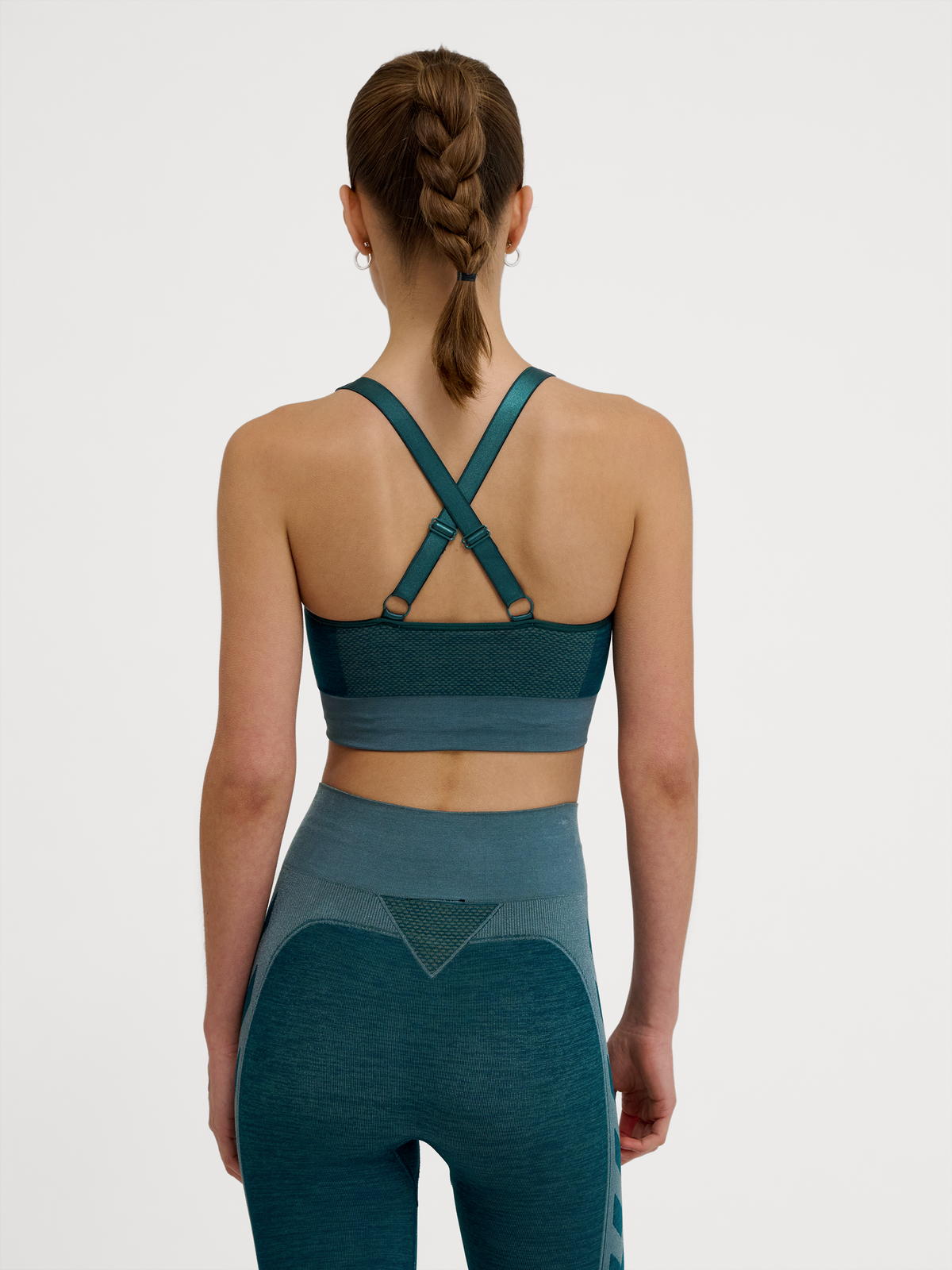 hummel Clea Seamless Sports Top Dark Sea