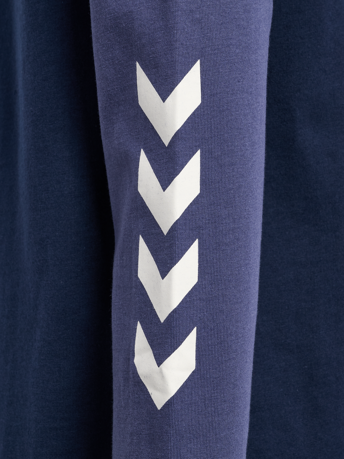hummel Jr Logo T-shirt L/S Dress Blues/Blue Indigo