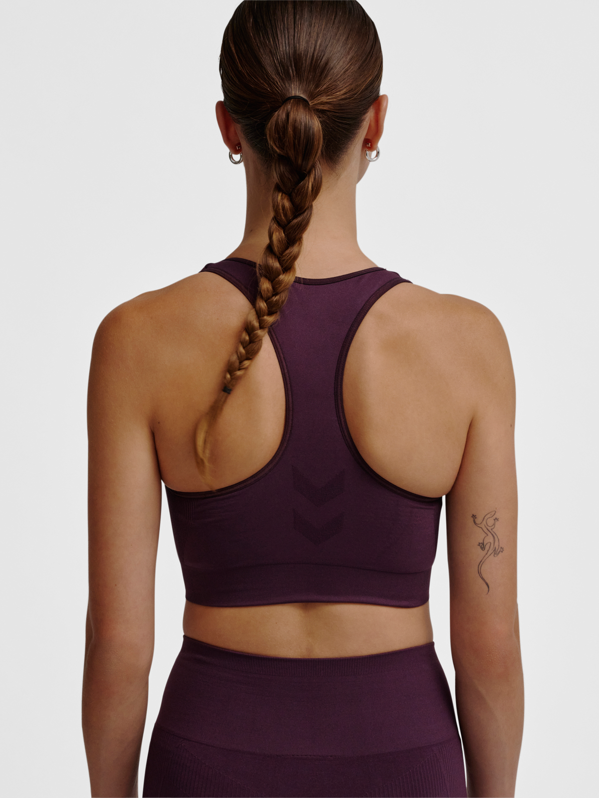 hummel Tif Seamless Sports Top Plum Perfect