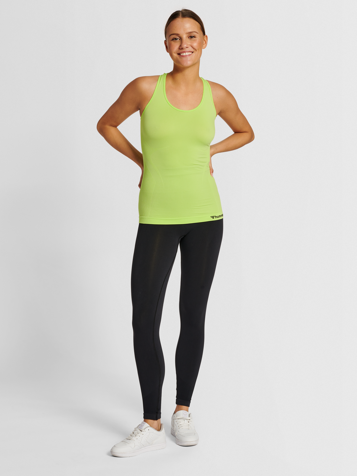 hummel Tif Seamless Top Sharp Green