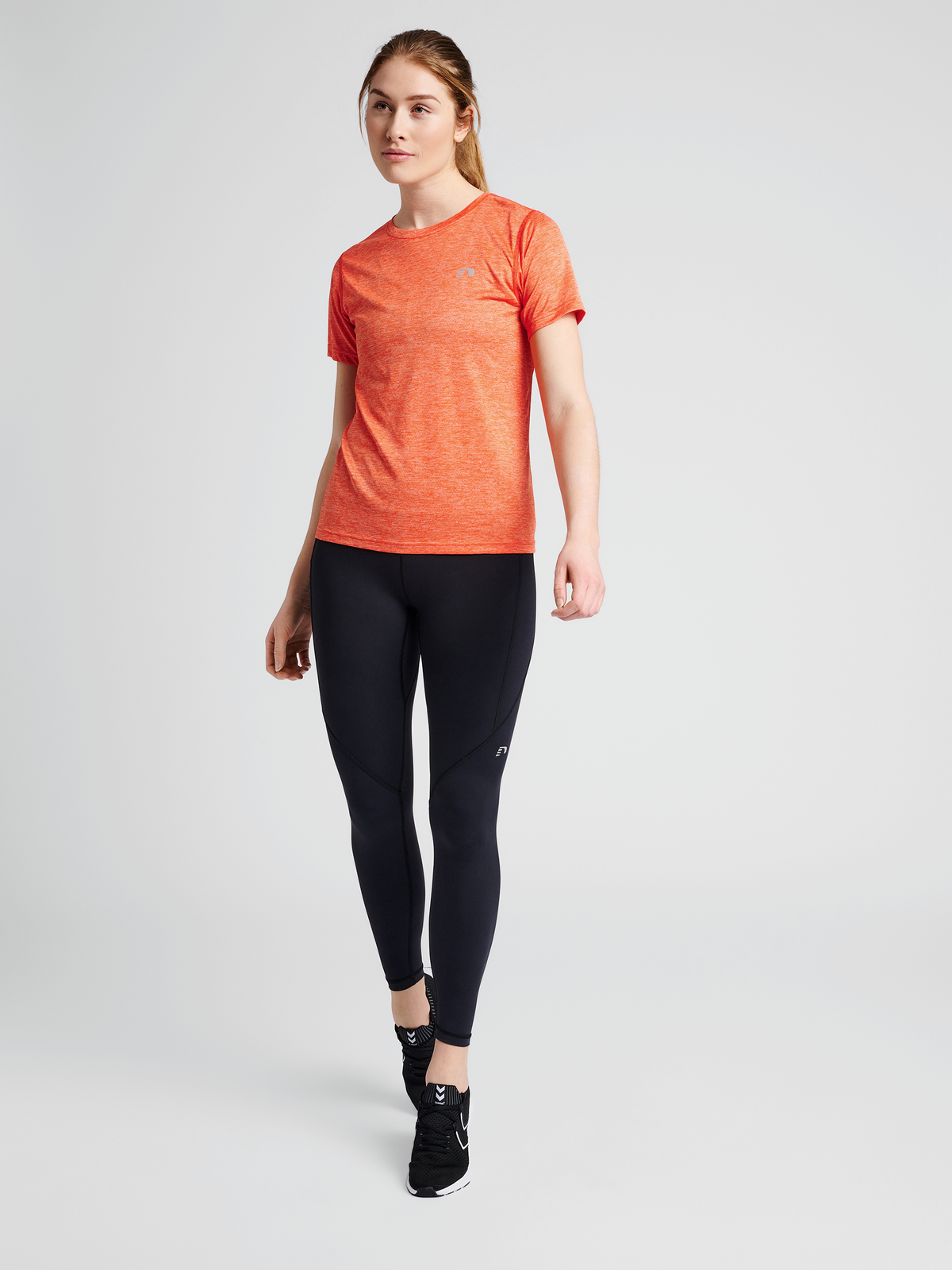Newline Women Statement T-shirt S/S Spicy Orange Melange