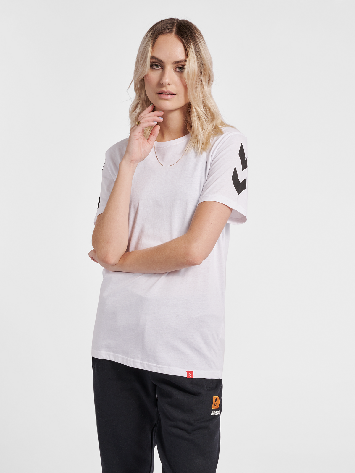 hummel Legacy Chevron T-shirt White