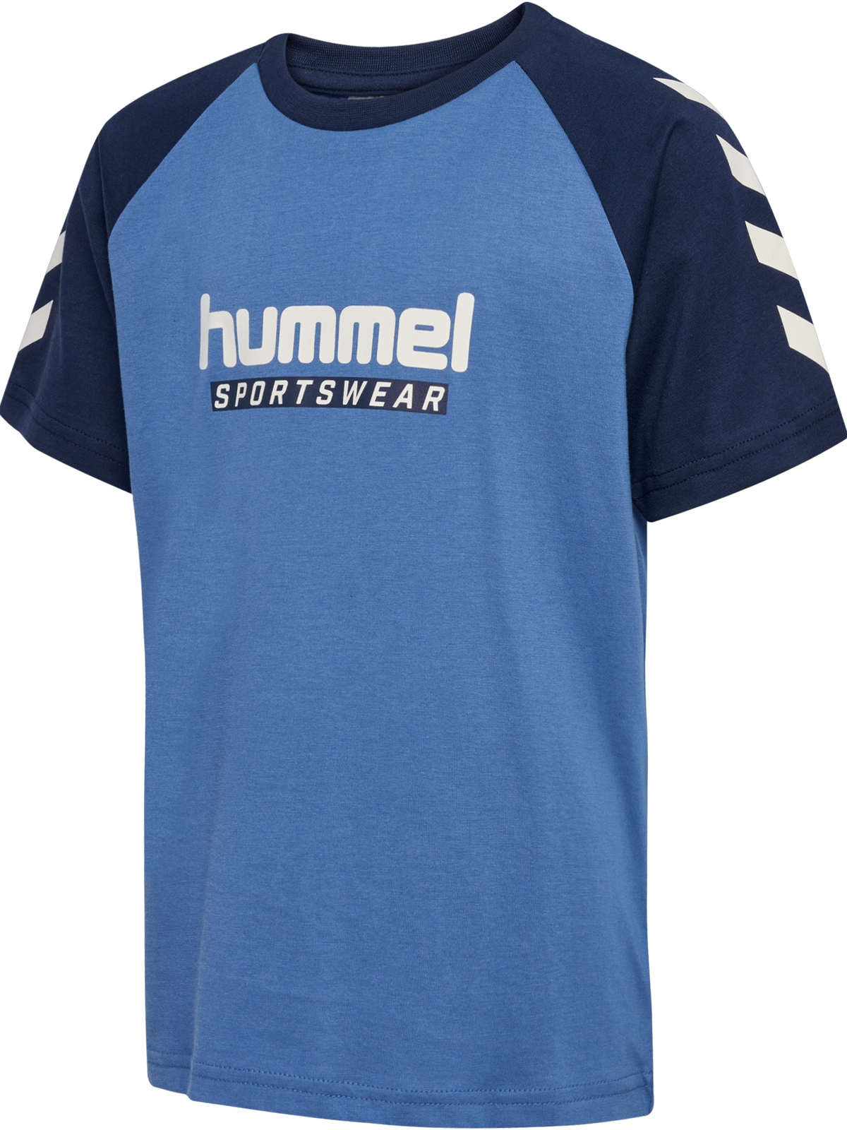 hummel Jr Logo T-shirt S/S Dutch Blue
