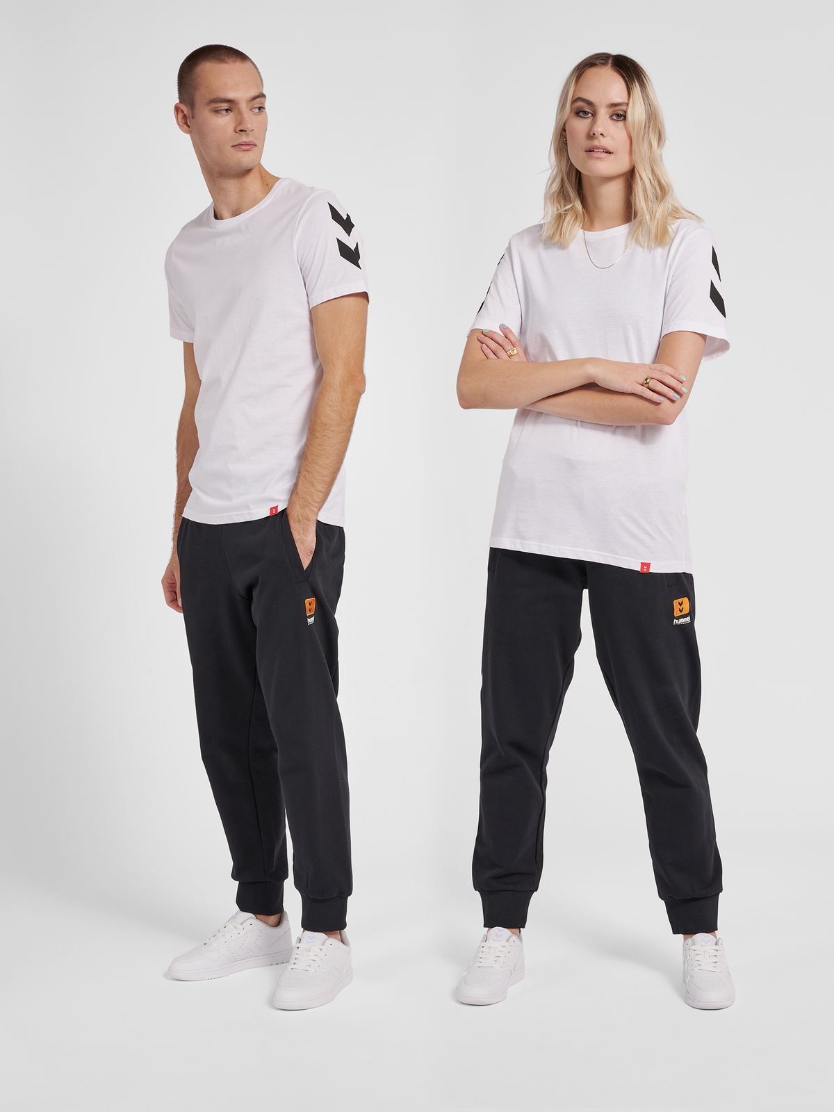 hummel Legacy Chevron T-shirt White