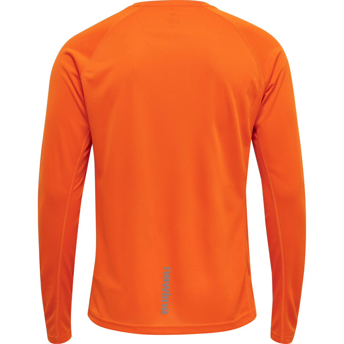 Newline Men Core Running T-shirt L/S Orange Tiger