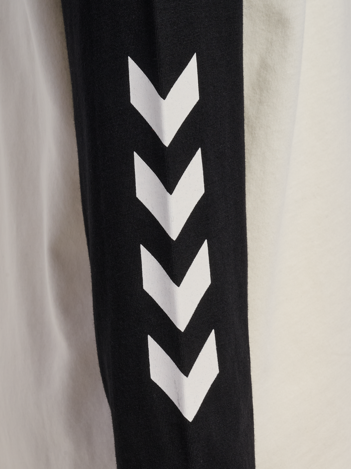 hummel Jr Logo T-shirt L/S Marshmallow/Black