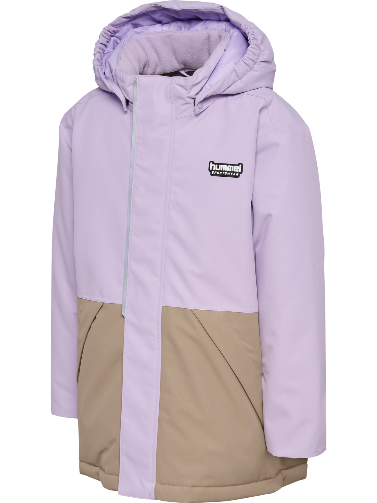 hummel Jr Snow Jacket Wp 10K Silver Mink/Pastel Lilac