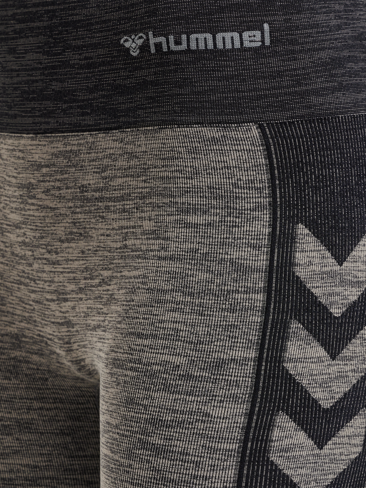 hummel Clea Seamless Cycling Shorts Chateau Gray/Black Melange