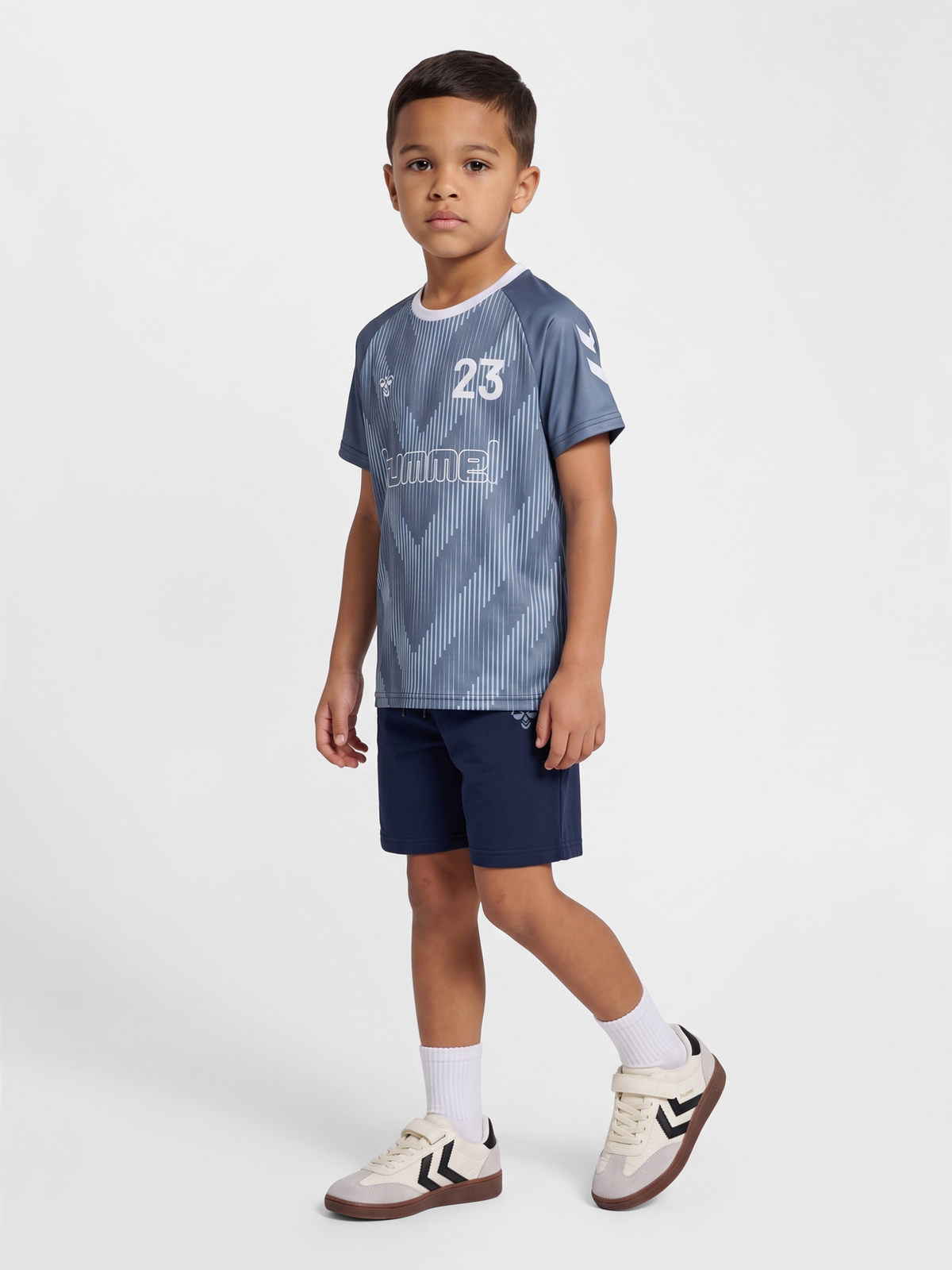 hummel Jr Reg Soccer 12 T-shirt SS Flint Stone