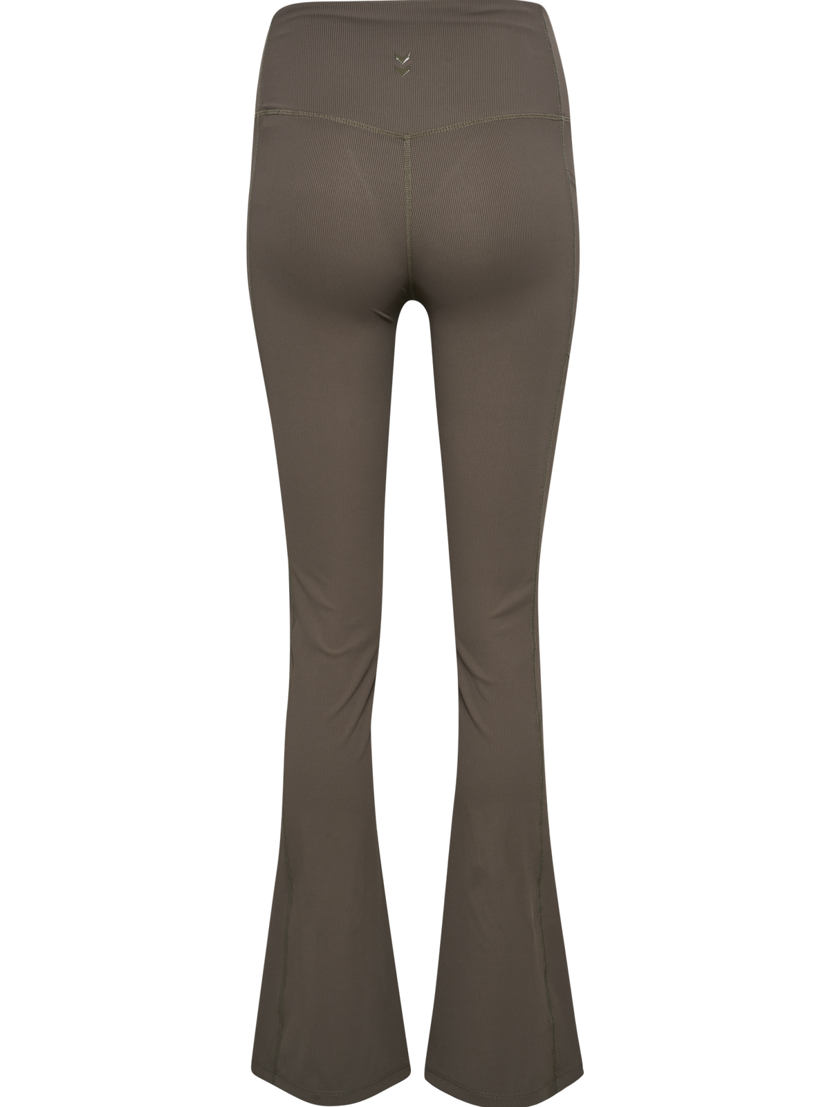 hummel Prima Rib Straight Leg HW Tights Major Brown