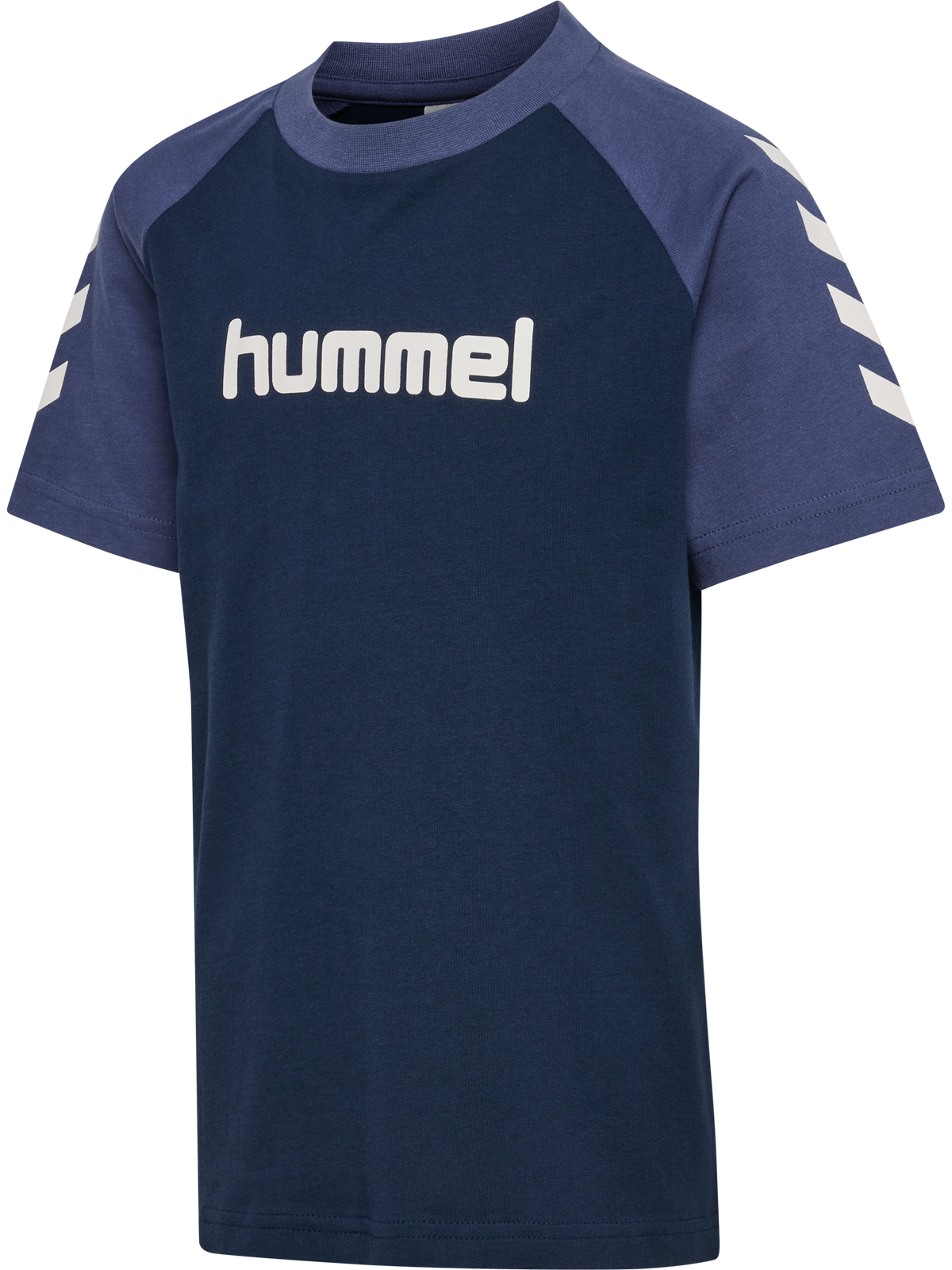 hummel Jr Logo T-shirt S/S Dress Blues/Blue Indigo