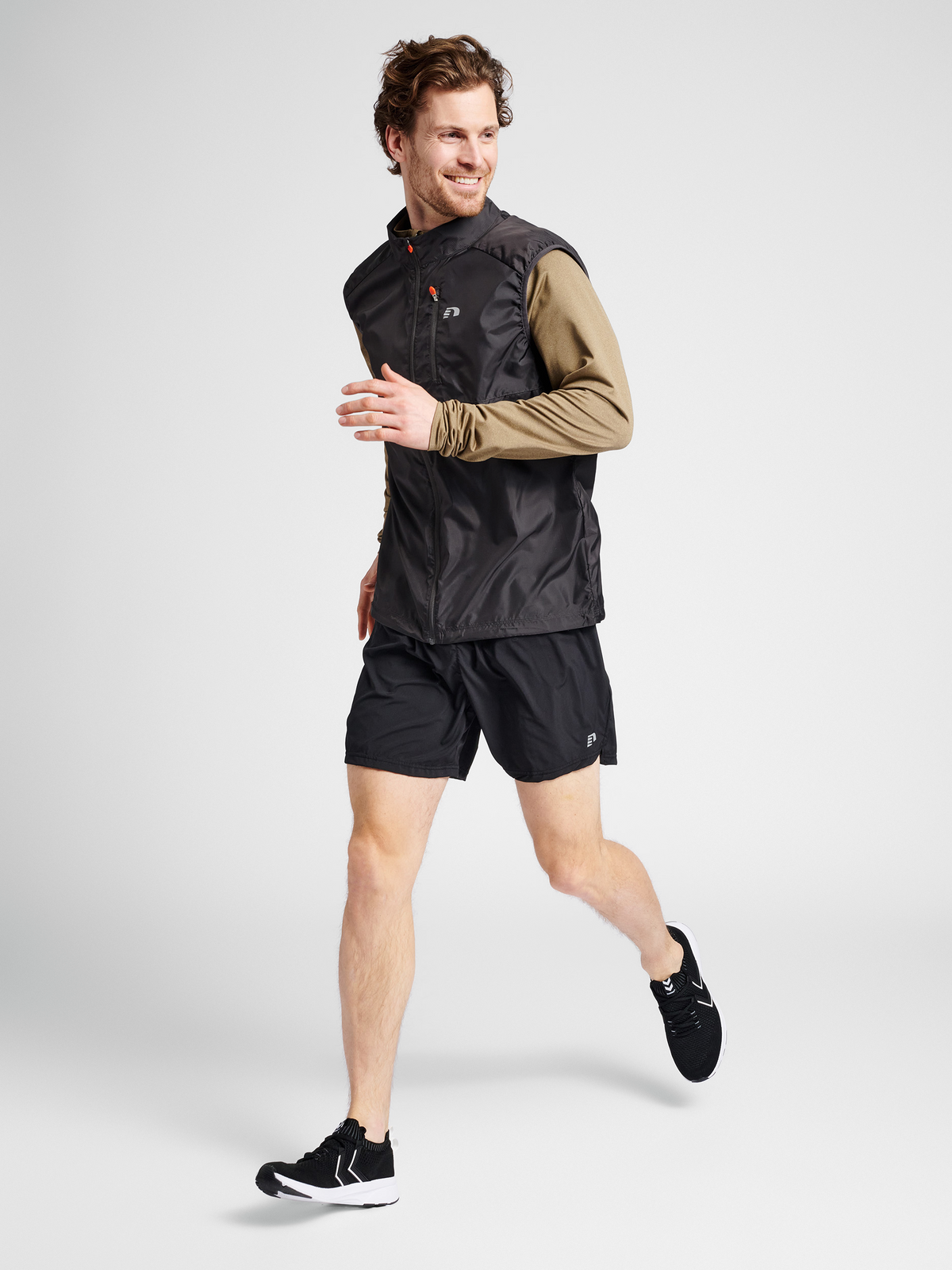 Newline Men Packable Tech Gilet Forged Iron